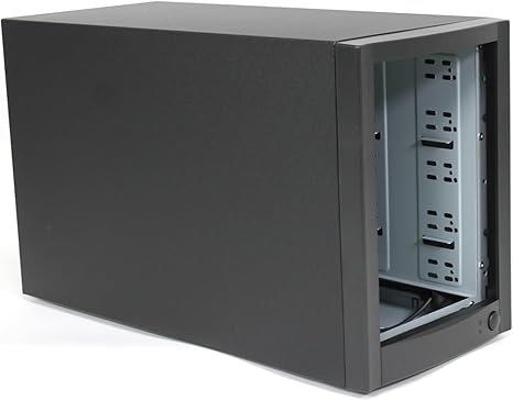 External 5-Bay Duplicator Case Enclosure Tower for DVD CD Blu-ray HDD USB - Includes UL Power Supply
