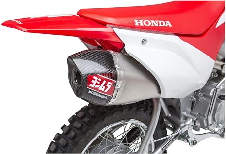 Yoshimura RS-9T Complete Exhaust with Stainless Header (Enduro/Stainless/Stainless/Carbon Fiber) for 19-22 Honda CRF110F
