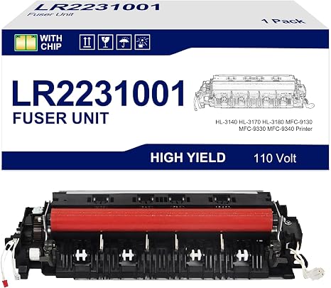 LR2231001 LY6753001 Fuser Unit Replacement for Brother HL-3140 HL-3170 HL-3180 MFC-9130 MFC-9330 MFC-9340 Printer, (110V / 120V)