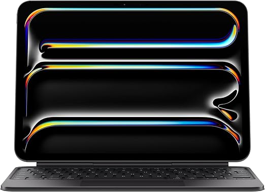 Apple iPad Magic Keyboard Case for iPad Pro 11-inch (M4 and M5), Great Typing Experience, Built-in Trackpad, Function Row, US English - Black