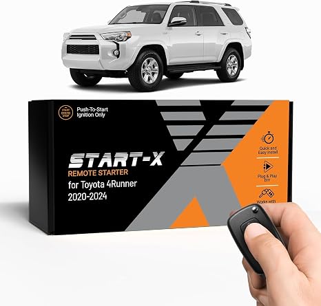 Start-X Car Remote Starter Kit for Toyota 4Runner (2020-2024)