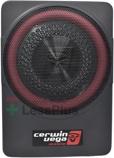 Cerwin-Vega VPAS10 10" 2Ω 550W Max / 200W RMS Powered Active Subwoofer Enclosure + Bass Knob