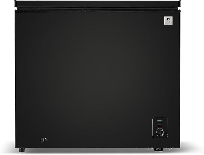 Arctic Chef, 7 Cu. Ft. Convertible Chest Freezer, Garage Ready Freezer or Refrigerator, Manual Defrost Chest Freezer with External Temperature Control, Removable Basket, Defrost Drain, Power Indicator