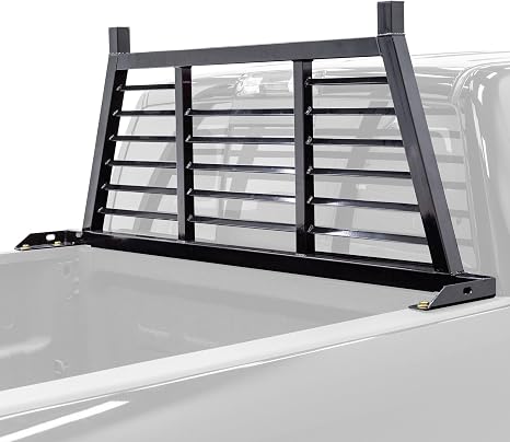 Headache Rack, 59"-74.5" W Pickup Truck Bed, Steel, Elevate Outdoor