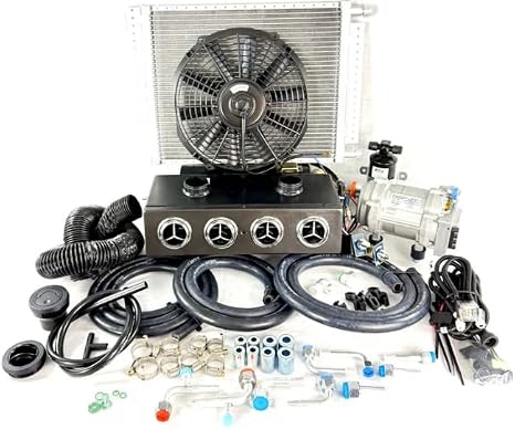 A/C KIT ELECTRIC 12 VOLTS HEAT & COOL 404 WITH 2 AUXILIARY DEFROSTER VENT