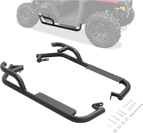 Nerf Bars Rock Sliders Compatible with 2016-UP Can-Am Defender HD