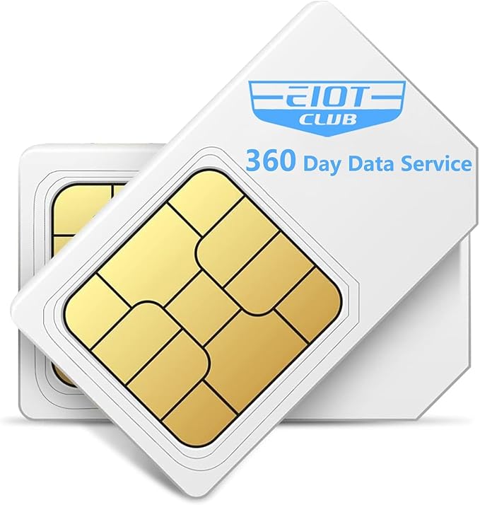 EIOTCLUB Data SIM Card for 360 Days for Unlocked Security Hunting Cameras