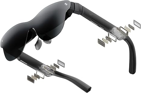 RayNeo Air 4 Pro AR/XR Glasses - HDR10 201" Display, 120Hz 3D Movie Game
