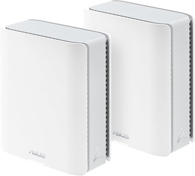 ASUS ZenWiFi BT6 WiFi 7 Mesh Router - Tri-Band, 5.8k sq. ft. x2 WAN (2 PK)