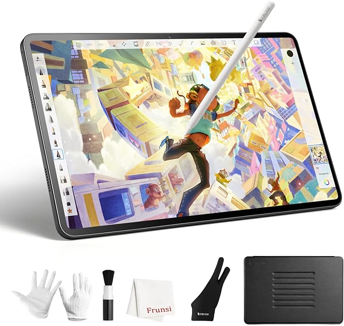 RubensTab T12 Standalone Drawing Tablet, 12 inch Tablet No Computer Needed | No Computer Needed, Octa-Core CPU, Pre-Installed Drawing Apps & Tutorials, More Bonus Items for Beginners, Artists, Students