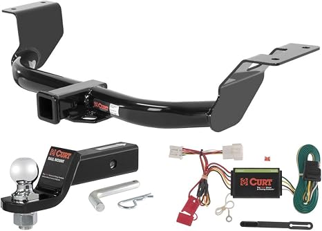 Curt Class 3 Trailer Hitch Tow Package with 2in Ball for 2012-2016 Honda CR-V