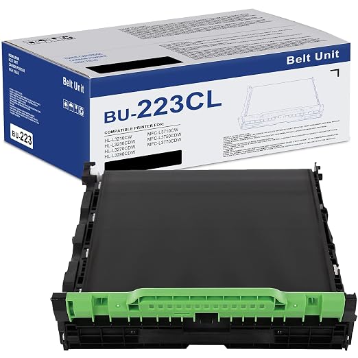 BU223CL BU-223CL Belt Unit, Black (1 Pack) Replacement for Brother BU223CL Belt Unit for HL-L3210CW HL-L3230CDW MFC-L3710CW MFC-L3770CD, Yields Up to 50,000 Pages