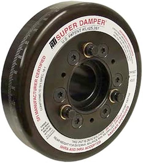 ATI Performance Products 917781 6.325" Harmonic Damper for Small Block Chevrolet , Black