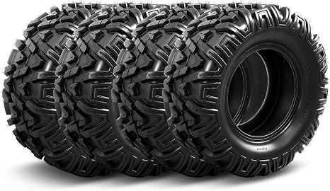 ATV/UTV Tires 25x8-12 Front & 25x10-12 Rear,6-Ply Tubeless,Set of 4