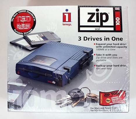 Iomega 100MB External SCSI Zip Drive