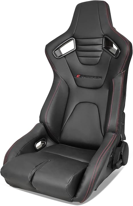 Universal Bucket Racing Seat Left Driver Side W/Dual Slider
