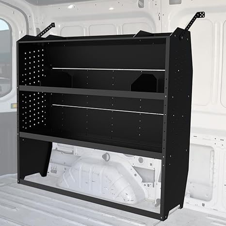 46" H Steel Cargo Van Shelving Storage System for Full-Size Vans