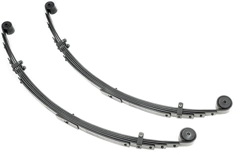 Rough Country 4" Rear Leaf Springs for 1984-2001 Jeep Cherokee XJ - 8047Kit