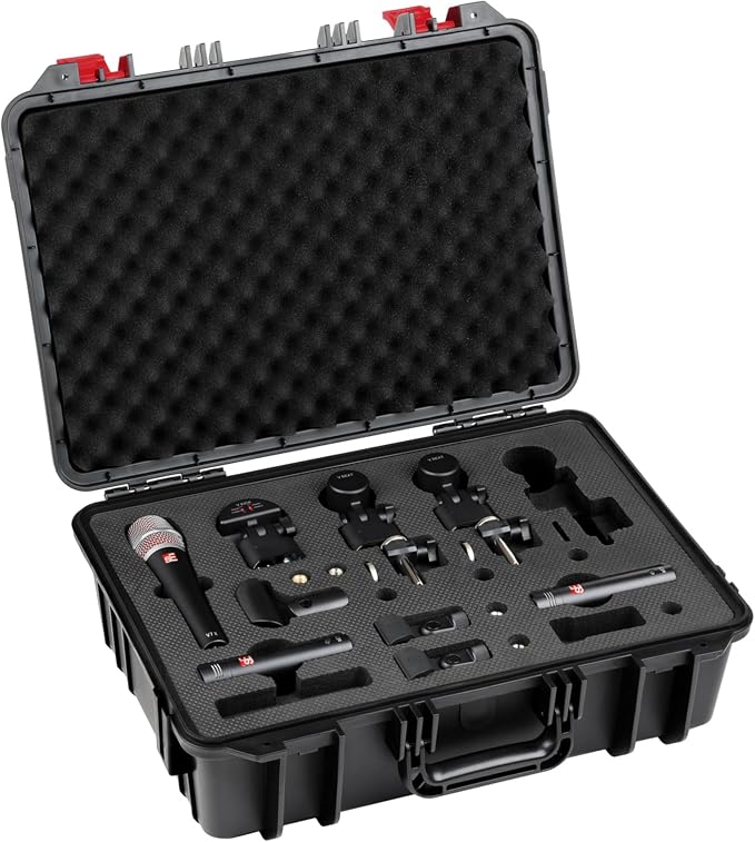 SE ELECTRONICS - V Pack Club Feat. V Kick 2 V Beat W/Clamps V7 X Pair of SE7 with Case