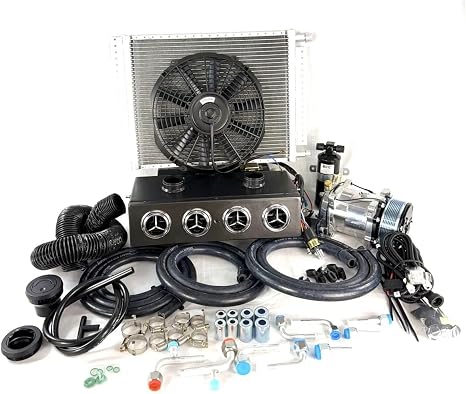 A/C KIT UNIVERSAL UNDER DASH HEAT & COOL 404-0 2 AUXILIARY DEFROSTER VENT PV8