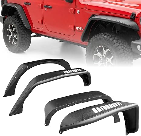 Heavy Duty Steel-Tube Fender Flares for Jeep Wrangler JK/JKU 2007-2018