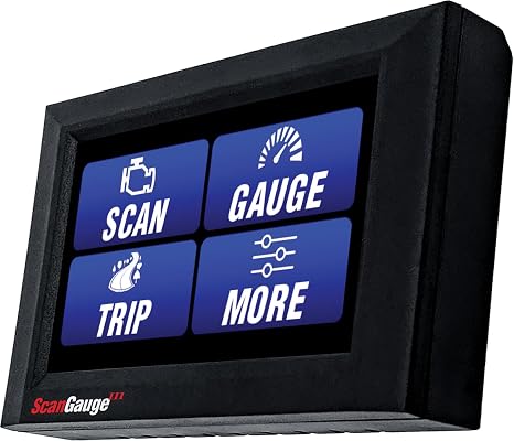 ScanGauge 3 Touch Screen OBD2 Scanner, Digital Gauges & Trip Computer SG3