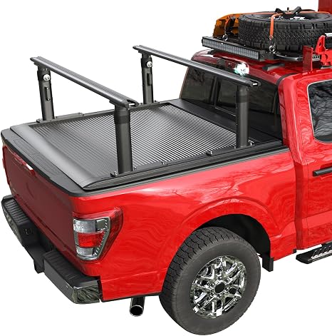 Aluminum Ladder Rack, 800 LBS Capacity, Fit for F150/Ram 1500