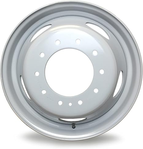 New Single 19.5" 19.5x6 10 Lug Steel Wheel for Ford F450SD F550SD 2005-2025 Super Duty Dually Gray OEM Design Replacement Rim