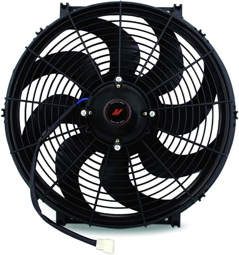 Mishimoto MMFAN-16HD Race Line, High-Flow Fan, 16" Black
