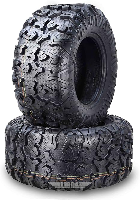 Free Country Set of 2 Premium ATV/UTV Tires 25x10-12 / 8PR with Side Scuff Guard