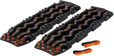 ARB TREDPROMGO Vehicle Recovery Boards Traction Tracks and Extraction Device for Off-Road Mud, Sand, & Snow(Grey/Orange)