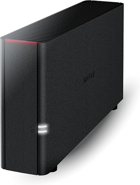 BUFFALO LinkStation 210 2TB 1-Bay NAS Network Attached Storage with HDD Hard Drives Included NAS Storage that Works as Home Cloud or Network Storage Device for Home