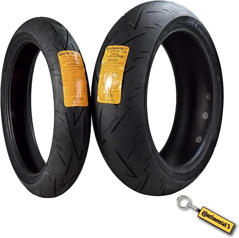 Continental ContiSportAttack 2 Front & Rear Tire Set 120/70-17 & 190/55-17