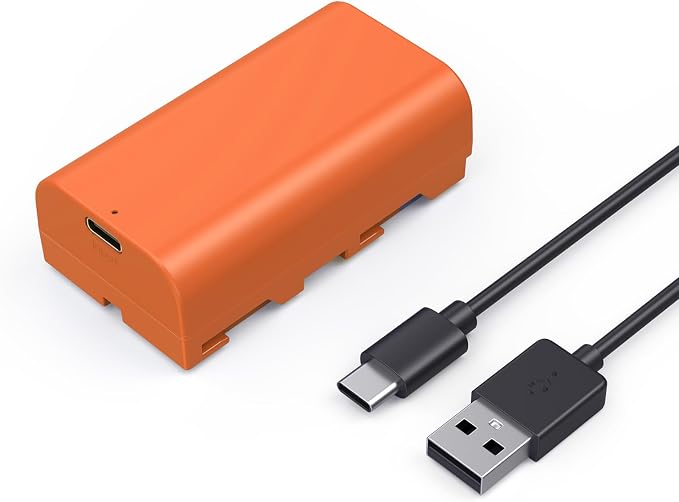 SMALLRIG NP-F550 USB-C Battery for Sony, 3H Fully Charged