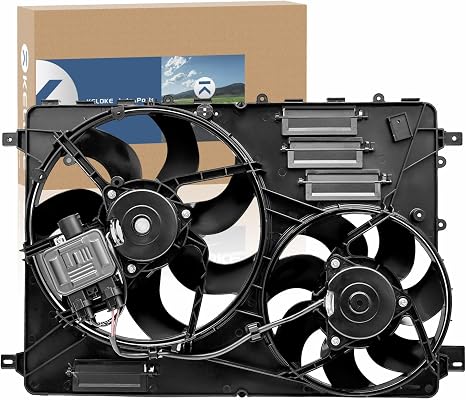 KELOKE Engine Radiator Cooling Fan Assembly Compatible with Land Rover