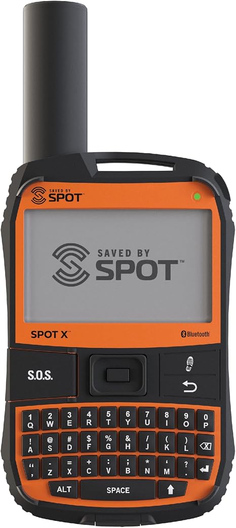 Spot X with Bluetooth 2-Way Satellite Messenger | SOS Protection, Handheld Portable 2-Way GPS Messenger for Hiking, Camping, Cars, Subscription Required