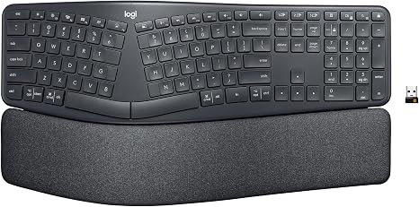 Logitech Ergo K860 Wireless Ergonomic Split Keyboard with Wrist Rest