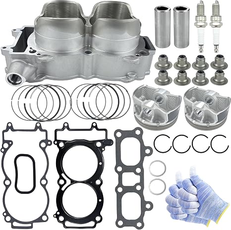 93mm Bore Cylinder Piston Ring Gasket Top End Rebuild Kit for Polaris RZR