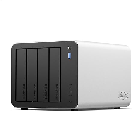 TERRAMASTER F4-425 Plus NAS 4-Bay, Intel N95 4-Core CPU, 8GB RAM (Diskless) | 5GbE LAN x 2, M.2 Slot x 3, Network Attached Storage for Teamwork, Multimedia Server (Diskless)