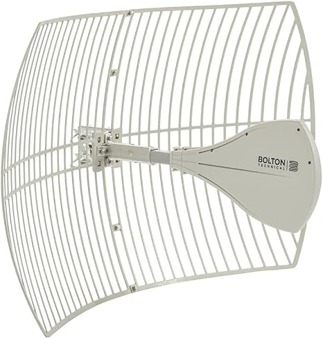Long Range Cellular Antenna - up to 20 Miles Range | High gain Outdoor Cell Phone Booster Antenna +26db | All Cellular Bands LTE, 4G, 5G Ready, GSM | Works for All Carriers | Weatherproof | BT974822
