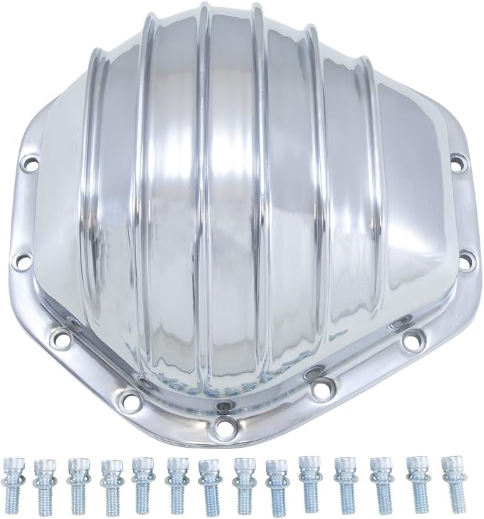 Yukon Gear & Axle (YP C2-GM14T) Polished Aluminum Cover for GM 14-Bolt Truck 10.5 Differential