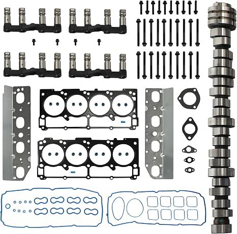 MDS HEMI Camshaft Lifters Kit with Head Gasket for Engine Overhaul 5.7L V8