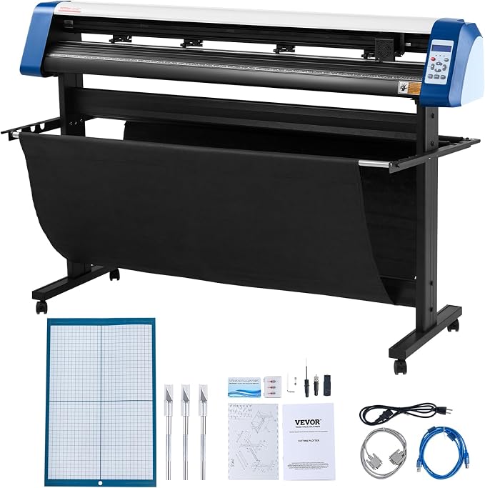 VEVOR Vinyl Cutter Machine 53" Semi-Automatic Vinyl Printer Cutter Machine