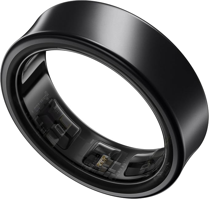 SAMSUNG Galaxy Ring, AI Smart Ring, Size First w/Sizing Kit, No App Subscription, Fitness Monitor, Sleep Tracker, Up to 7-Day Battery, Size 10, Titanium Black [US Version, 1Yr Manufacturer Warranty]