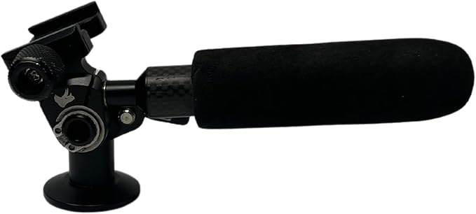 Tricer Pan Head LP – Ultra Lightweight Carbon Fiber Tripod Head, Arca-Swiss Compatible, 4.5oz Compact Design, Rubber Over-Molded Handle, Fits Standard Tripods (3/8-16 Threads)