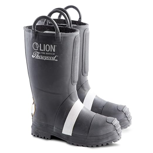 Thorogood Shoes Ins Fire Boots, Mens, 9-1/2M, PR