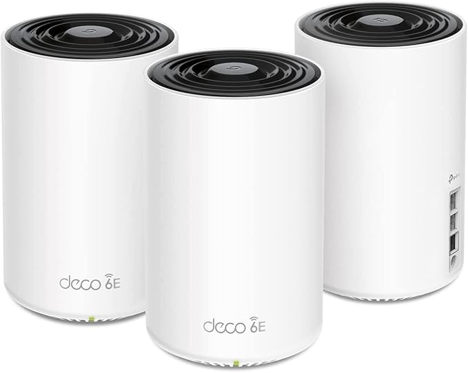 TP-Link Deco XE75 Pro AXE5400 Tri-Band WiFi 6E Mesh System (3-Pack)