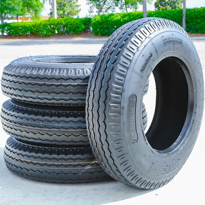 4 x Grandforce GF704 ST8-14.5 All Season G (14 Ply) Trailer Bias Tires