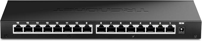 TRENDnet 16-Port Unmanaged 2.5G Desktop Network Ethernet Switch, TEG-S3160