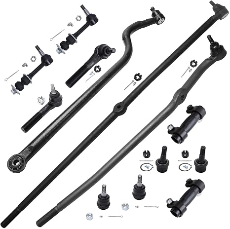 Detroit Axle - 4WD Front 13pc Suspension Kit for 2000-2002 Dodge Ram 2500